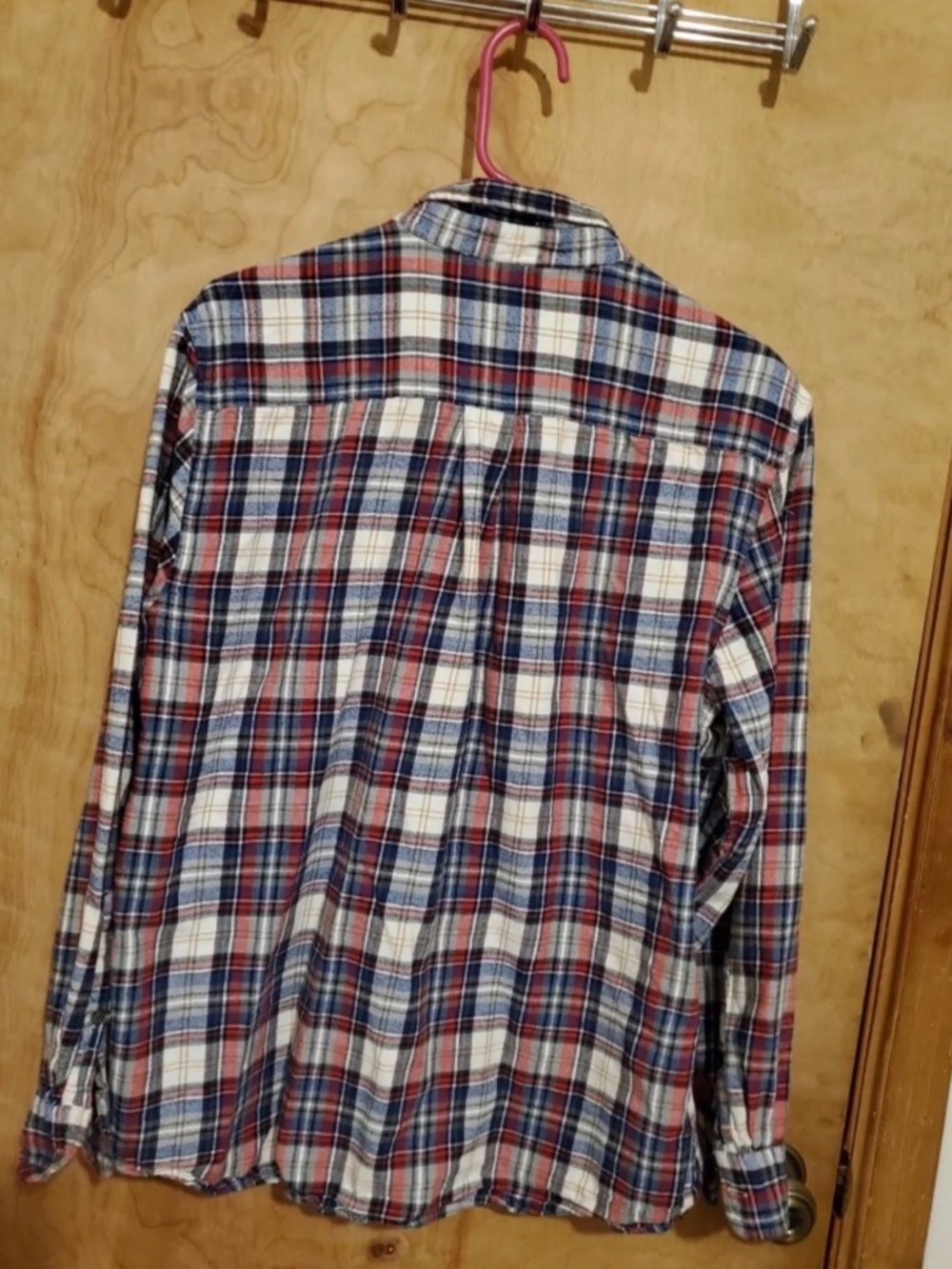 #1102 flannel shirt by st John bay - Picture 3 of 3
